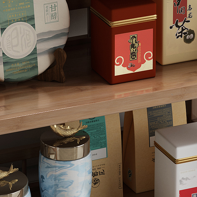 角边几茶几柜小桌子茶水间移动茶台客厅家用茶杯具泡茶桌简约现代