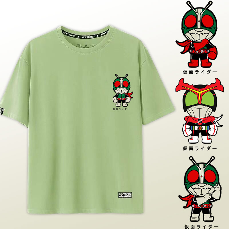 假面骑士Stronger昭和骑士短袖