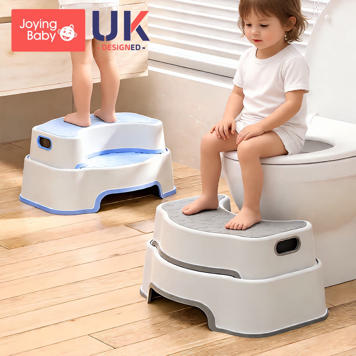 儿童马桶脚踩凳宝宝洗手凳台阶小孩浴室防滑登高阶梯凳子脚踏凳椅