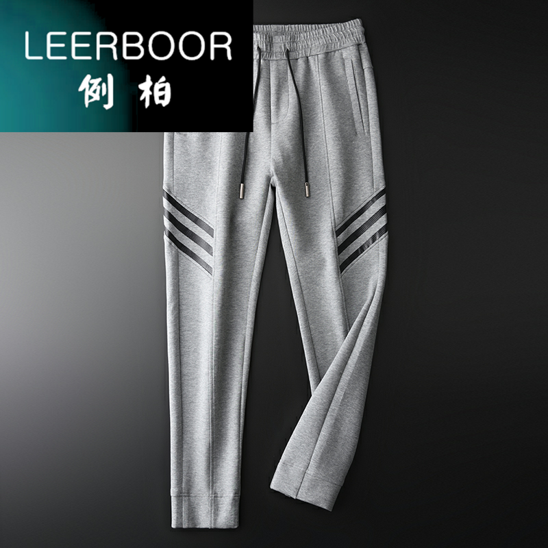Light extravagance-three-dimensional Air layer Fabric Casual pants printing new pattern Spring cotton material grey motion Feetin the Men's clothing, Casual pants  category - from Buy2taobao.com to provide professional Taobao agent buy service