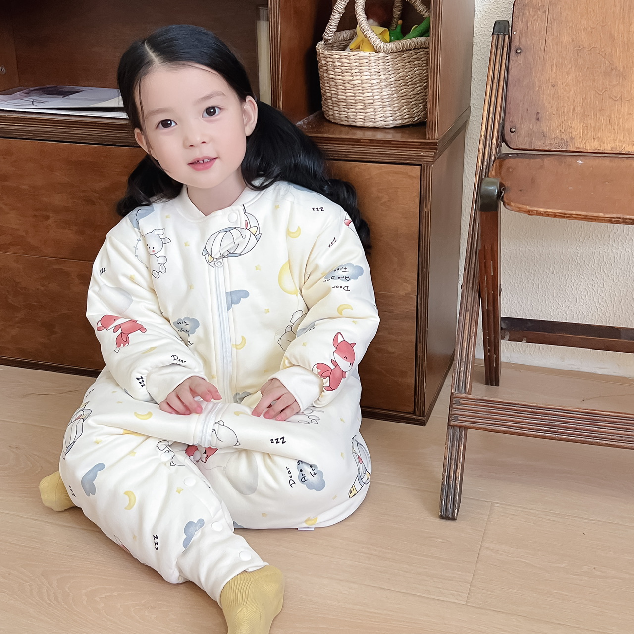 育儿师推荐~秋冬宝宝纯棉睡袋