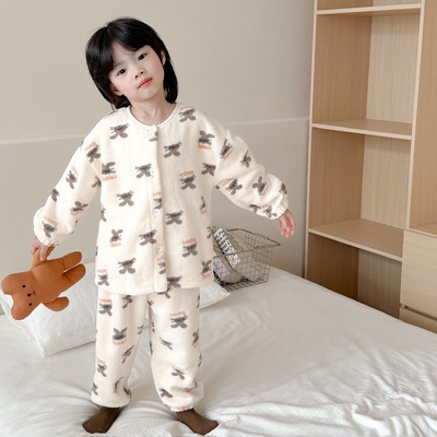 INS网红爆款亲子家居服秋冬新品