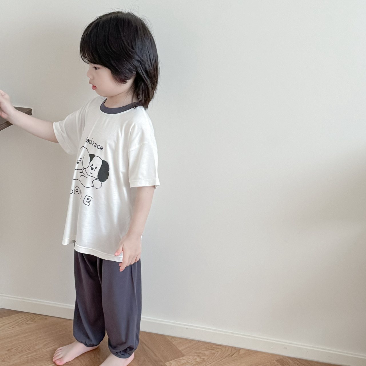 短袖长裤居家服无菌无痕贴合裸感