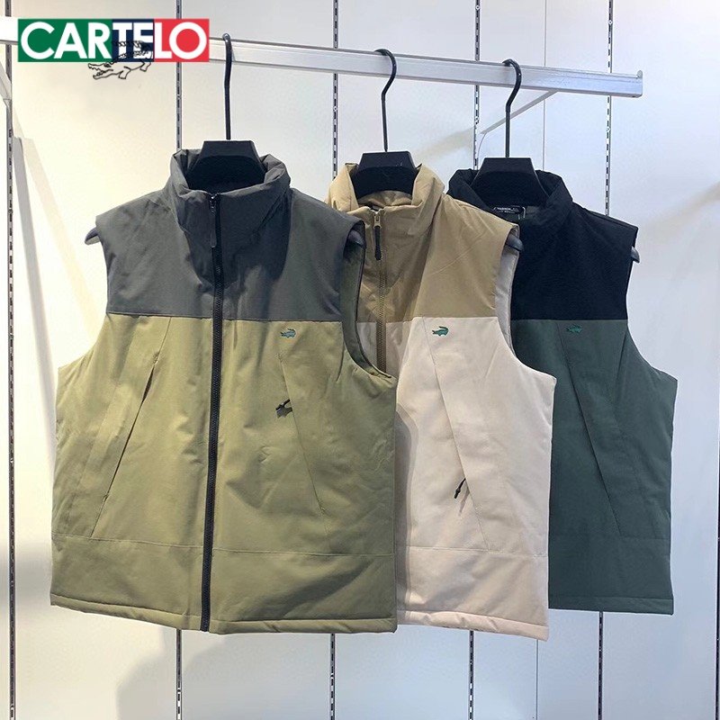 鳄鱼正品2023新款男士马甲石墨烯能量马甲潮外穿马夹外套无袖坎肩,男装,常规马甲,淘宝优惠券,粉丝福利购,淘宝优惠卷