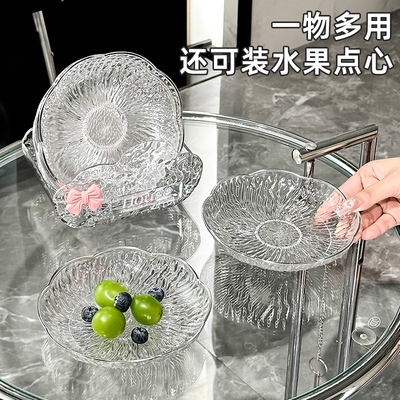 塑料吐骨碟家用小菜碟餐桌垃圾盘