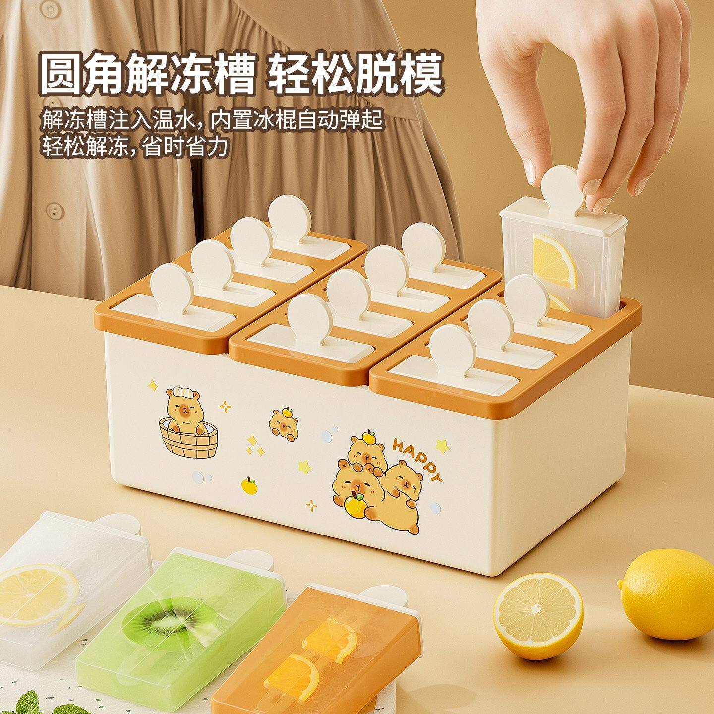 家用雪糕模具冰棒冰棍多支装冷冻冰淇淋食品级自制冰激凌冰块磨具