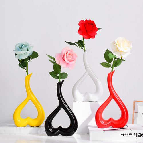 陶瓷餐桌家居客厅插花花瓶装饰品