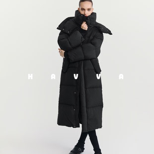 2639 连帽外套2025冬Y3 HAVVA宝藏版 型高充绒量加厚羽绒服女中长款