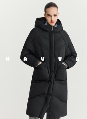 HAVVA今年流行超好看高充绒量加厚羽绒服女装外套2025冬Y3-2629