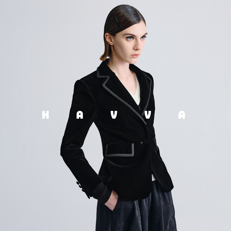havva时尚百搭显瘦西服