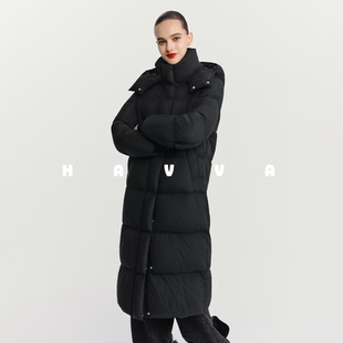 HAVVA过冬神器高蓬松度高充绒量加厚羽绒服连帽外套2025冬Y3-2633