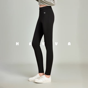 HAVVA彈力舒適緊身打底褲 2025秋季 KJ3 16540 顯腿長通勤女士鉛筆褲