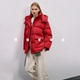 加厚连帽保暖女羽绒服2025冬Y3 HAVVA 红运好运新年系列 01391