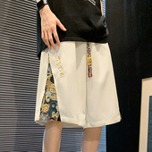 短裤 子5分 刺绣小熊卡通ins潮流运动港风宽松休闲裤 男夏季 2026新款