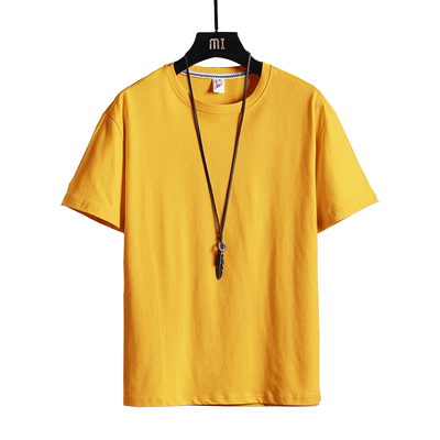 潮流纯棉短袖T恤宽松港风百搭T