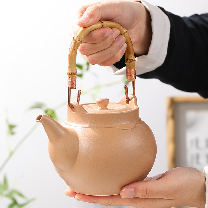 泥火匠陶瓷烧水壶家用电陶炉明火围炉煮茶内置滤网烧水泡茶陶壶