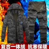 Хлопковый флисовый износостойкий удерживающий тепло комбинезон для работы, защита от ожогов