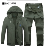 Хлопковый флисовый износостойкий удерживающий тепло комбинезон для работы, защита от ожогов