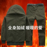 Хлопковый флисовый износостойкий удерживающий тепло комбинезон для работы, защита от ожогов