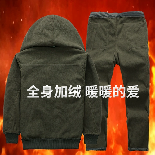 Хлопковый флисовый износостойкий удерживающий тепло комбинезон для работы, защита от ожогов