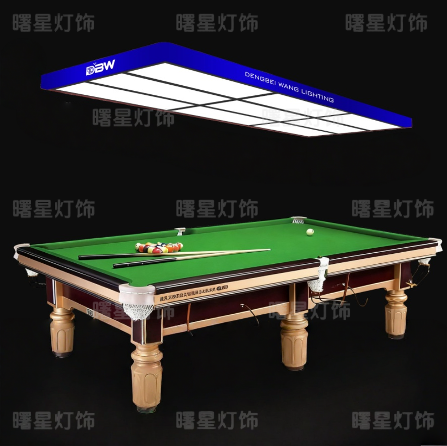 台球厅无影灯台球室台球房桌球室造型吊灯台球桌包厢包房氛围吊灯