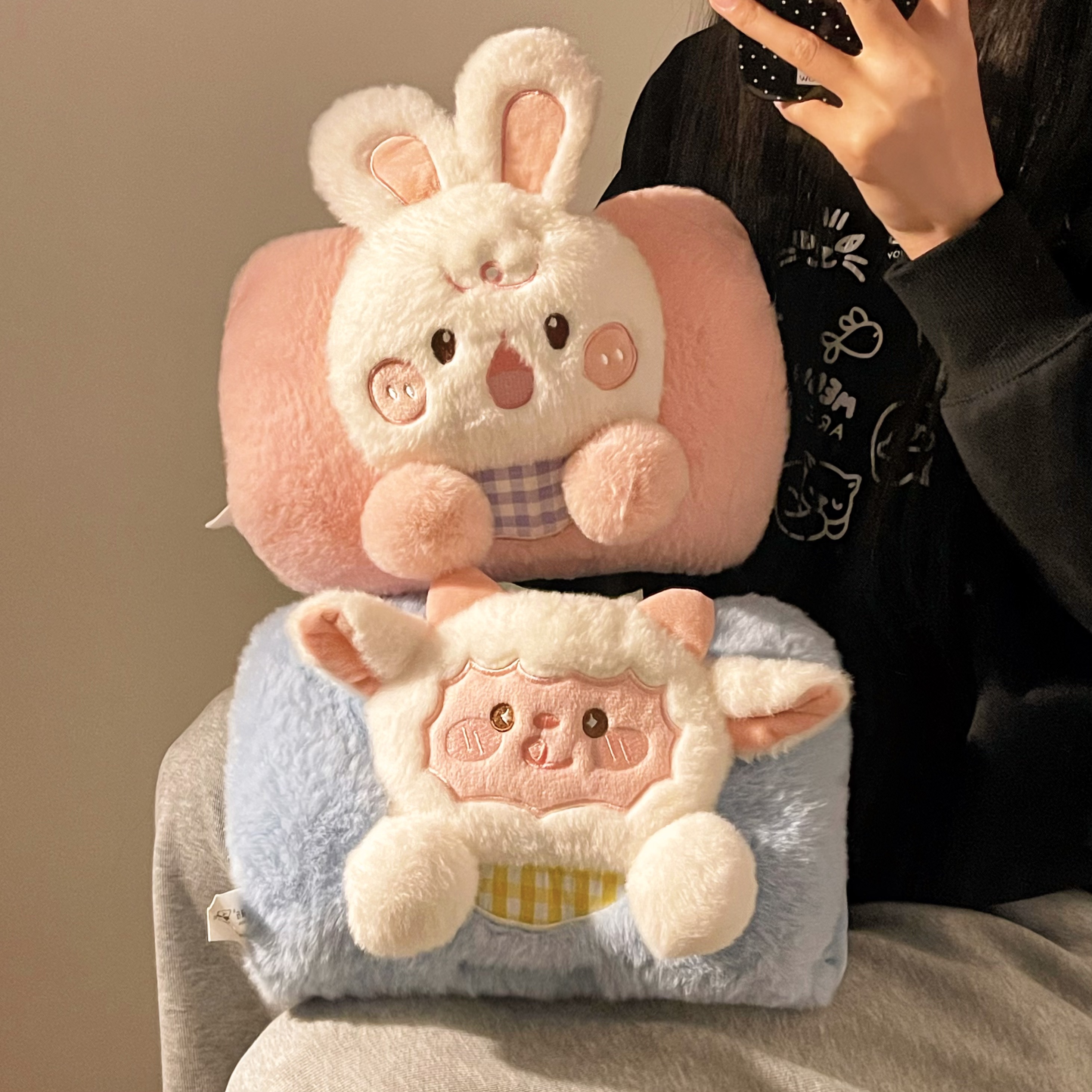 可爱充电热水袋防爆暖水袋女生热敷肚子暖手宝秋冬季学生用电暖袋