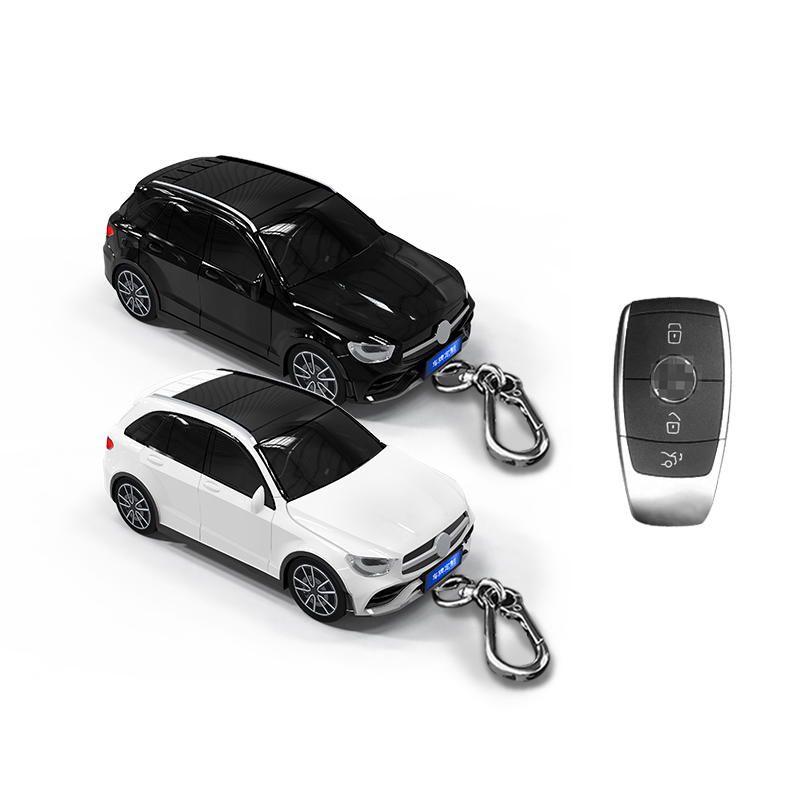 适用于奔驰 GLC汽车钥匙智灵鸟车模钥匙塑料保护壳带灯光个性礼物