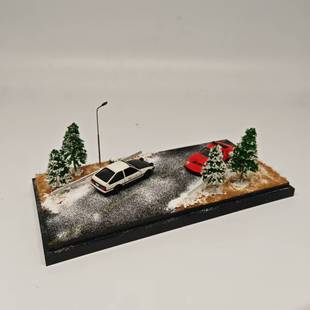 1/64 多美卡 TLV MINIGT INNO合金车 《冬至》冬日雪景AE86
