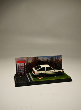 1比64比例拓意TLV场景MINIGT合金车INNO野外公园收纳展示盒