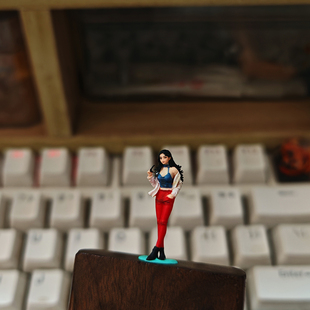 上色成品 1:64 保时捷美女车主 64比例人偶 微拍摆件沙盘场景摆件