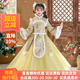 中国风过年新年冬装 加绒加厚古装 儿童拜年服唐装 女童汉服2025新款
