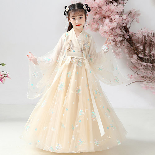 儿童汉服女童古风春秋
