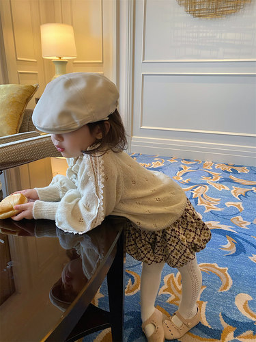 宫廷风羊毛针织衫毛衣