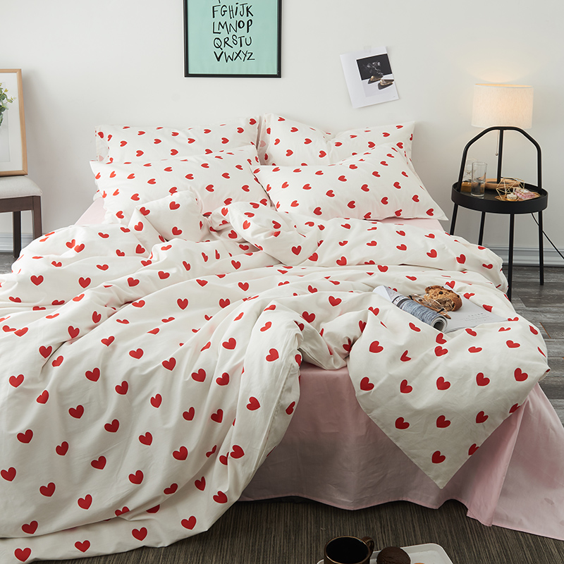 网红款全棉纯棉四件套床单学生宿舍单双人被套三件套儿童床上用品在类目 床上用品, 床品套件/四件套/多件套中 - 来自Buy2taobao.com提供专业的淘宝代购服务