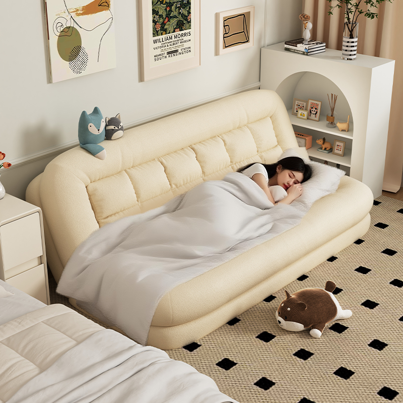 人类狗窝懒人沙发可躺可睡卧室双人折叠沙发床阳台飘窗榻榻米座椅