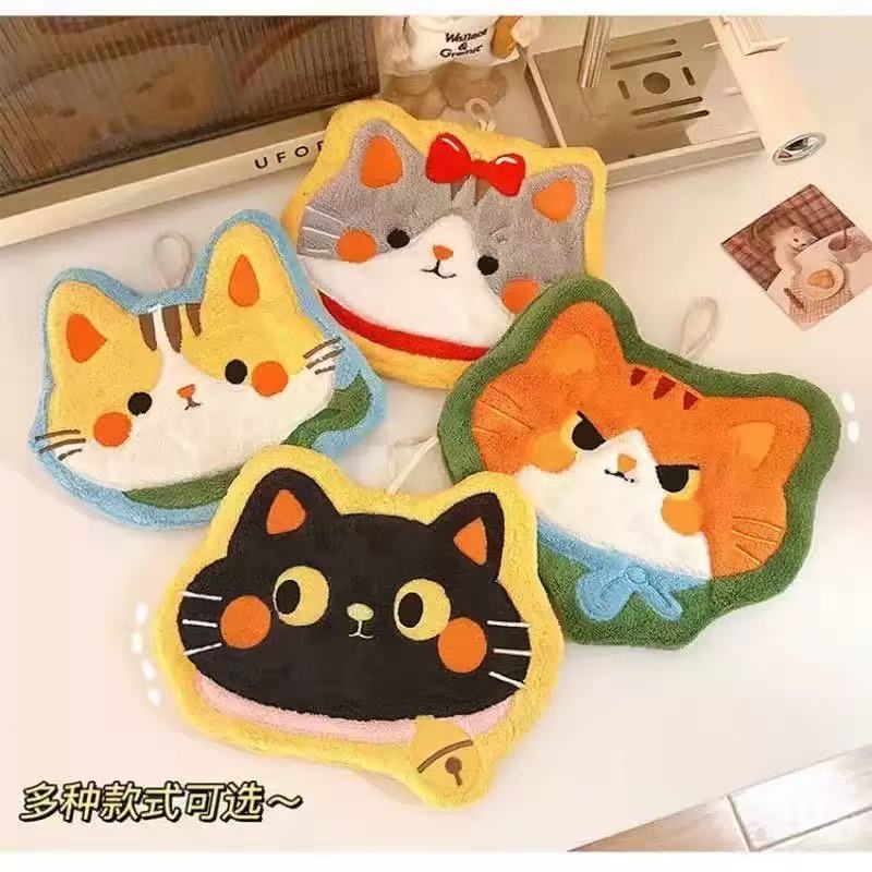 猫咪巾可爱厨房擦手巾