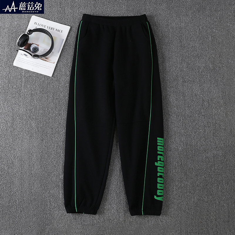 蘑菇兔胖男童裤子秋款男孩潮炸街