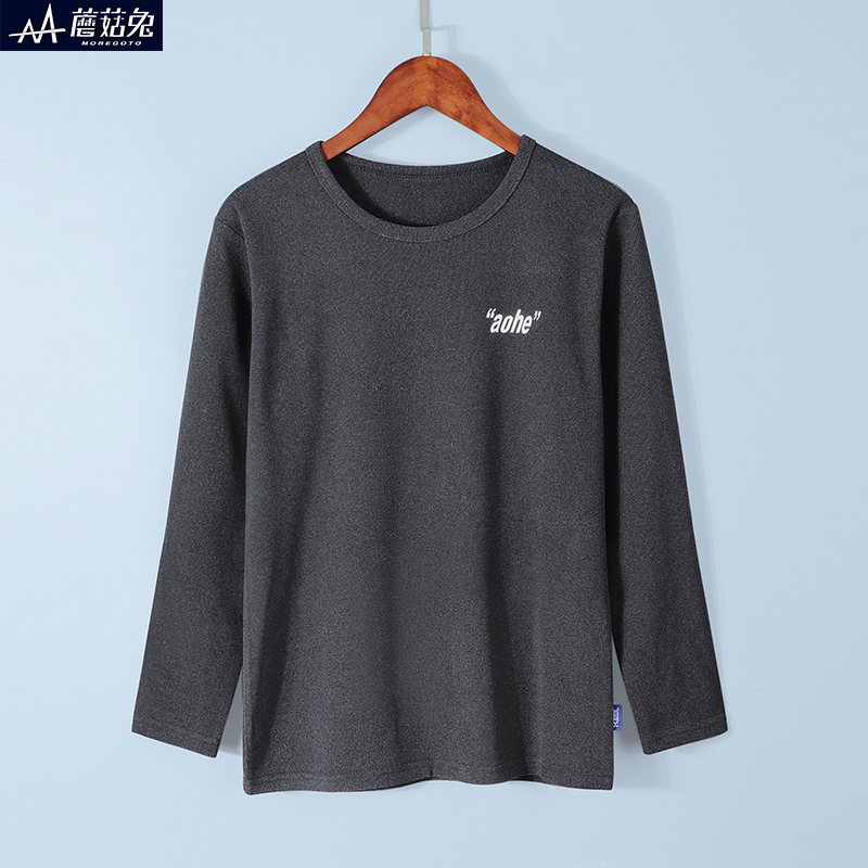 蘑菇兔胖男童秋衣春秋款宽松加肥