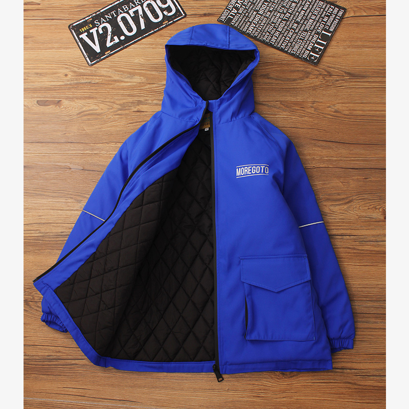 大男童夹棉外套薄棉款秋冬