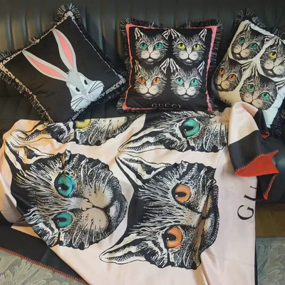 cushion，pillow case 流苏大牌抱枕丝绒质感柔软丝滑细腻