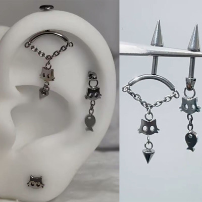 F136钛合金耳轮钉helix