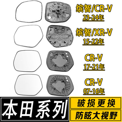 大视野广角防炫目后视镜片
