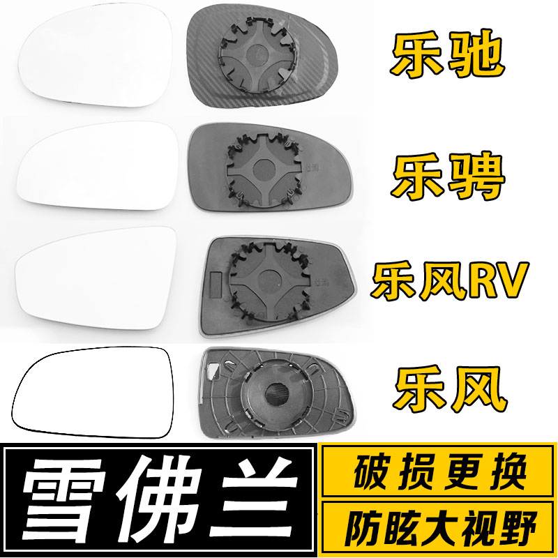 大视野广角防炫目后视镜片