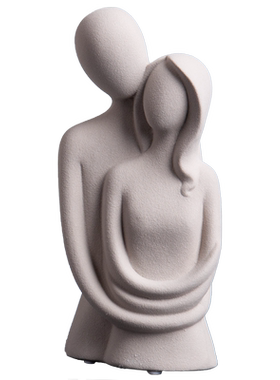 北欧简约陶瓷抽象人物酒柜装饰品