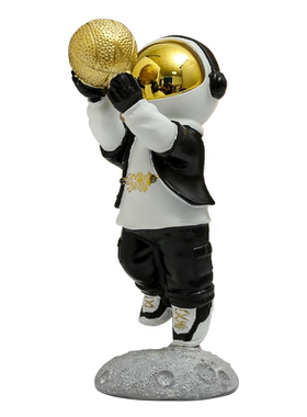 嘻哈元素酒柜玄关树脂电镀装饰品