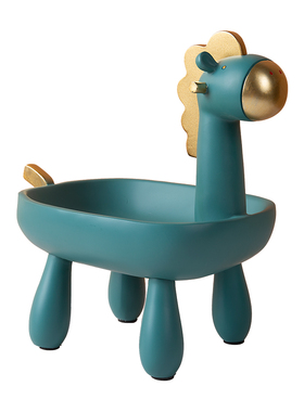 轻奢时尚积木马收纳摆件高颜值创意家居客厅茶几卧室床头柜装饰品