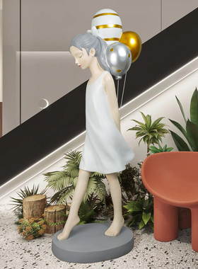 1.5米高橱窗落地树脂玻璃钢摆件