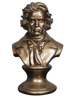 树脂仿铜工艺品客厅书房头像摆件