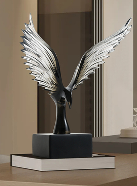 透明树脂酒柜创意摆件大鹏展翅