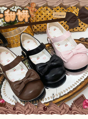 小甜饼 cookie star饼干铺原创洛丽塔可爱lolita百搭低跟小皮鞋